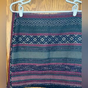 MKT Studio Multi Color, Multi Texture, Multi Pattern Mini Skirt EU  38-US 4-6